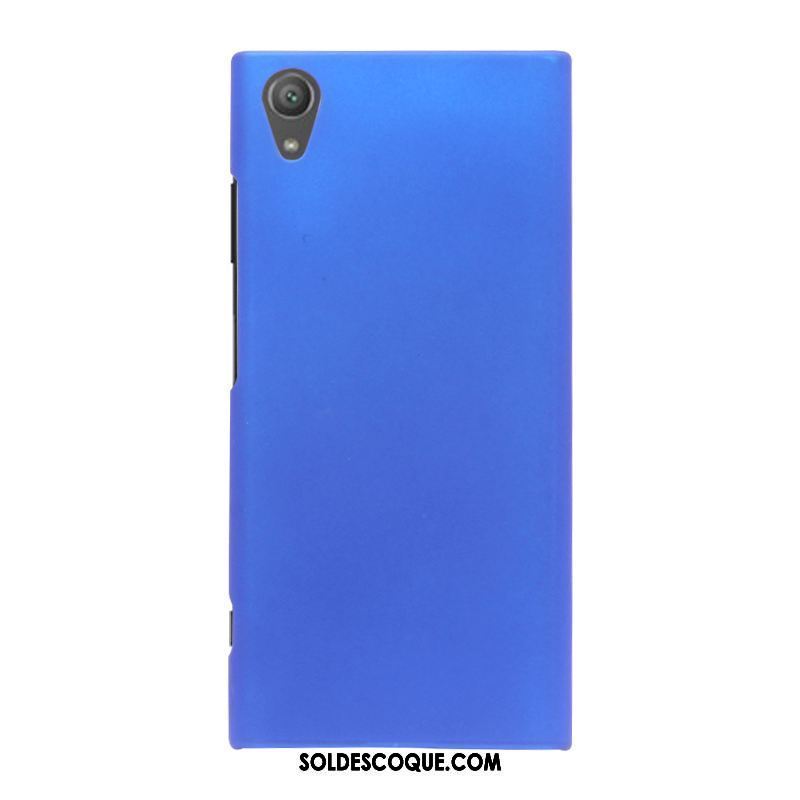 Coque Sony Xperia Xa1 Plus Bleu Téléphone Portable Étui Protection Simple Soldes