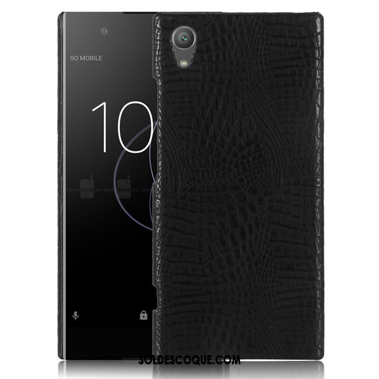 Coque Sony Xperia Xa1 Plus Crocodile Téléphone Portable Protection Difficile Vert En Vente