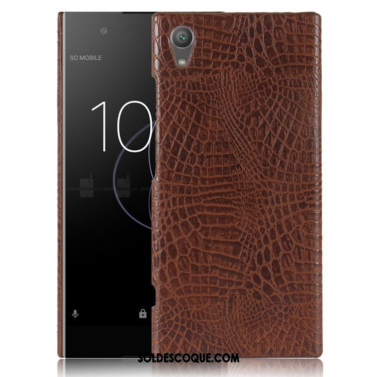 Coque Sony Xperia Xa1 Plus Crocodile Téléphone Portable Protection Difficile Vert En Vente