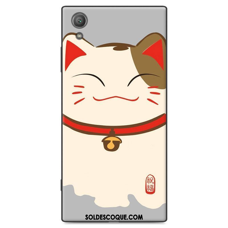 Coque Sony Xperia Xa1 Plus Dessin Animé Fluide Doux Protection Téléphone Portable Blanc En Ligne