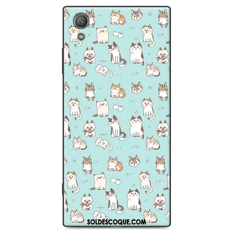 Coque Sony Xperia Xa1 Plus Dessin Animé Fluide Doux Protection Téléphone Portable Blanc En Ligne