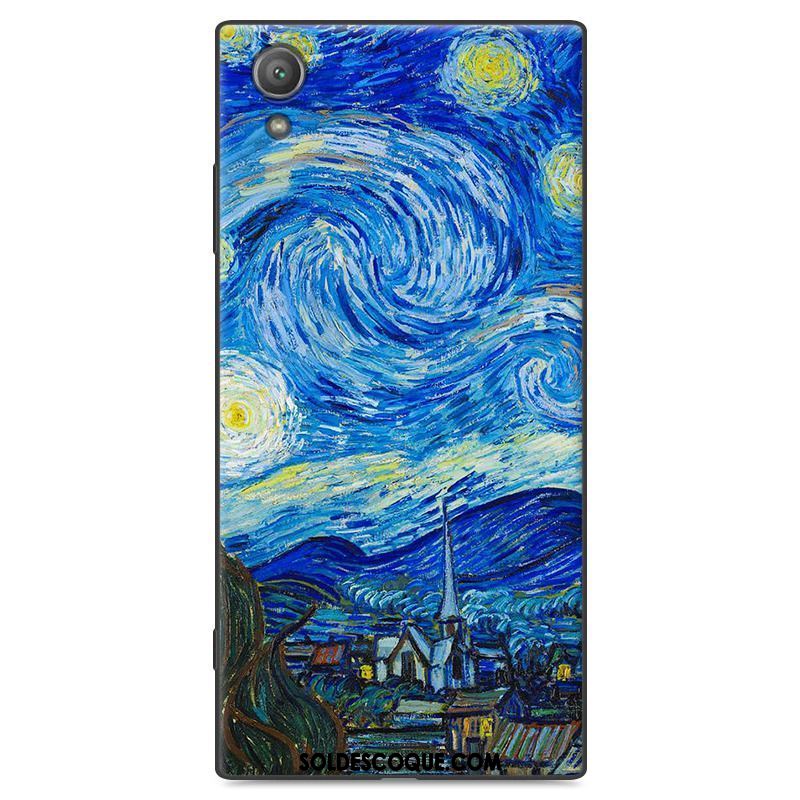 Coque Sony Xperia Xa1 Plus Dessin Animé Fluide Doux Protection Téléphone Portable Blanc En Ligne