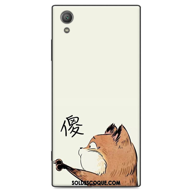 Coque Sony Xperia Xa1 Plus Dessin Animé Jaune Incassable Fluide Doux Téléphone Portable Housse Pas Cher