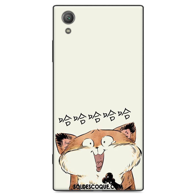 Coque Sony Xperia Xa1 Plus Dessin Animé Jaune Incassable Fluide Doux Téléphone Portable Housse Pas Cher