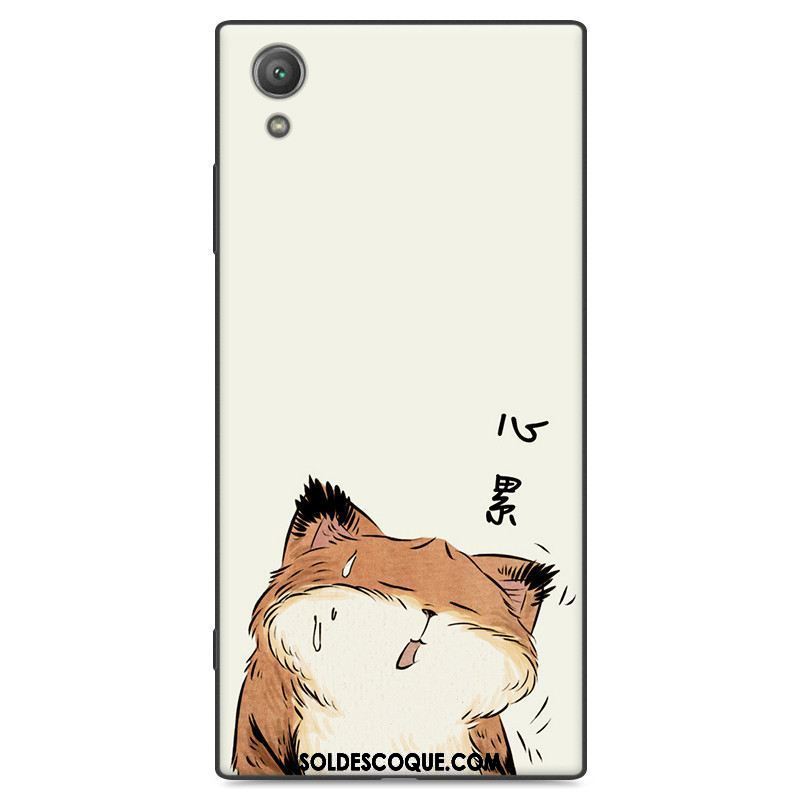 Coque Sony Xperia Xa1 Plus Dessin Animé Jaune Incassable Fluide Doux Téléphone Portable Housse Pas Cher