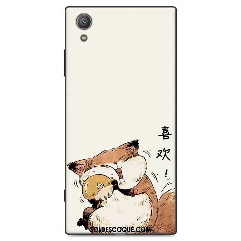 Coque Sony Xperia Xa1 Plus Dessin Animé Jaune Incassable Fluide Doux Téléphone Portable Housse Pas Cher