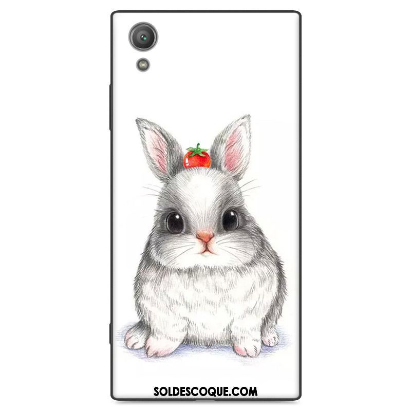 Coque Sony Xperia Xa1 Plus Dessin Animé Étui Protection Noir Créatif Pas Cher