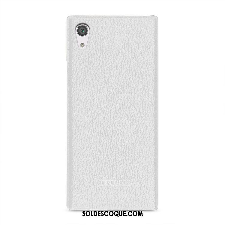 Coque Sony Xperia Xa1 Plus Jaune Étui Téléphone Portable Cuir Véritable Étui En Cuir France