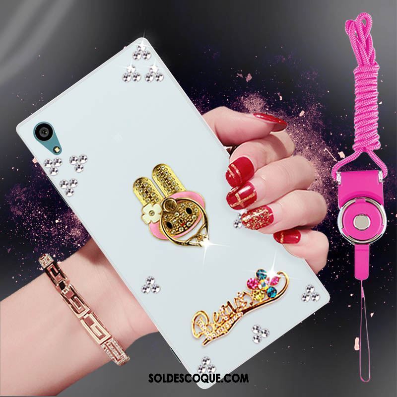 Coque Sony Xperia Xa1 Plus Ornements Suspendus Téléphone Portable Fluide Doux Tendance Strass Pas Cher