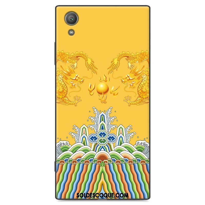 Coque Sony Xperia Xa1 Plus Protection Jaune Nouveau Étui Tendance Housse En Vente