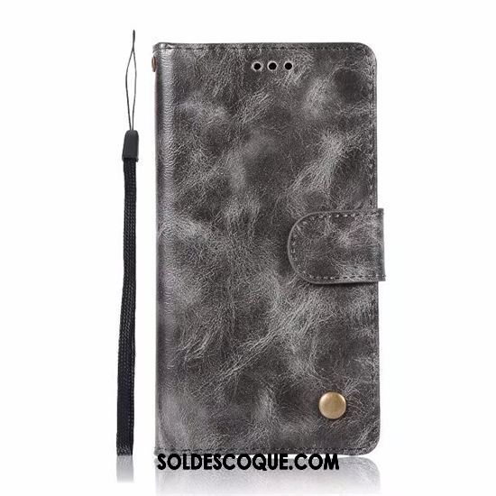 Coque Sony Xperia Xa1 Plus Protection Téléphone Portable Étui Vintage Étui En Cuir Pas Cher