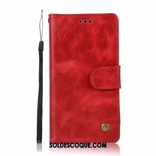 Coque Sony Xperia Xa1 Plus Protection Téléphone Portable Étui Vintage Étui En Cuir Pas Cher