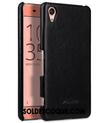 Coque Sony Xperia Xa1 Plus Rouge Étui En Cuir Cuir Véritable Protection Nouveau Soldes