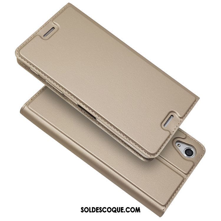 Coque Sony Xperia Xa1 Plus Très Mince Étui Étui En Cuir Rose Téléphone Portable Pas Cher