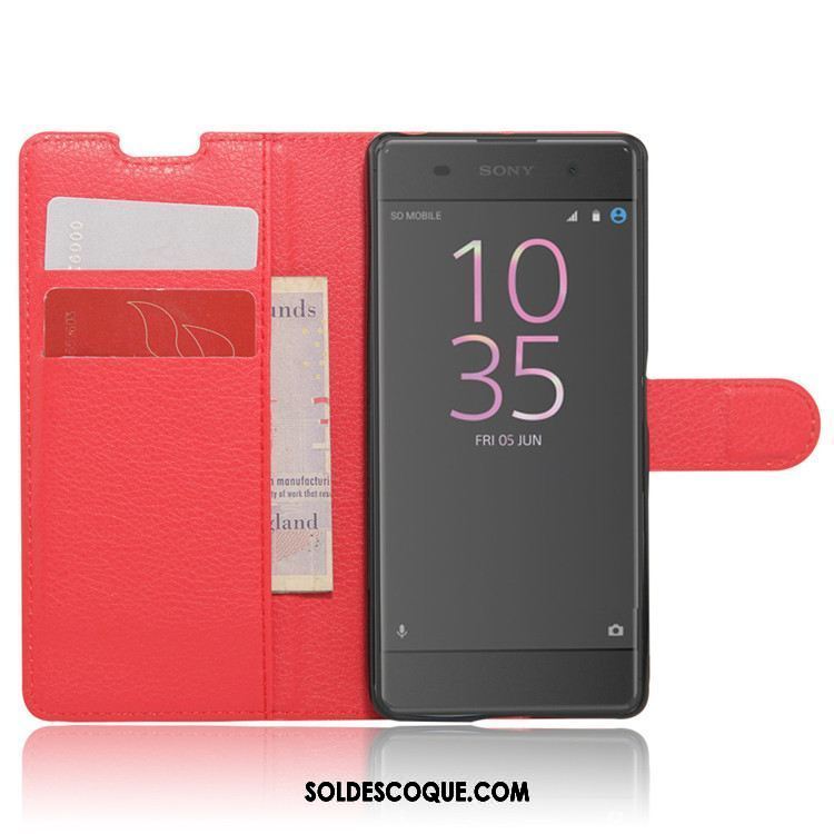 Coque Sony Xperia Xa1 Plus Étui En Cuir Vert Téléphone Portable Carte Protection En Vente