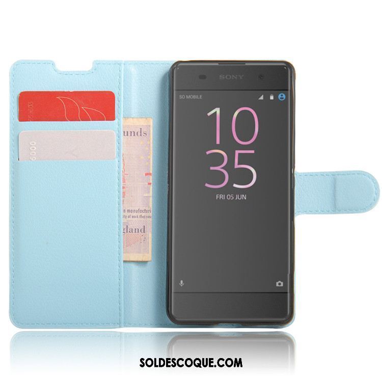 Coque Sony Xperia Xa1 Plus Étui En Cuir Vert Téléphone Portable Carte Protection En Vente