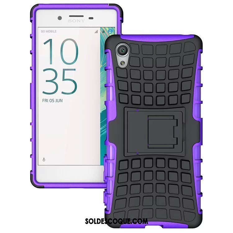 Coque Sony Xperia Xa1 Plus Étui Incassable Trois Défenses Support Téléphone Portable Pas Cher