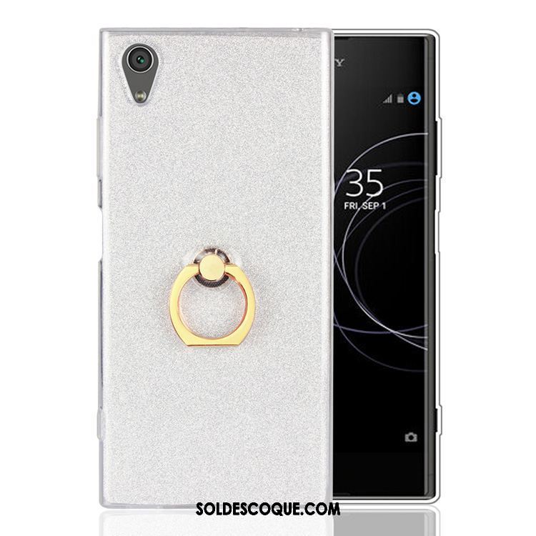 Coque Sony Xperia Xa1 Plus Étui Protection Incassable Anneau Or Pas Cher