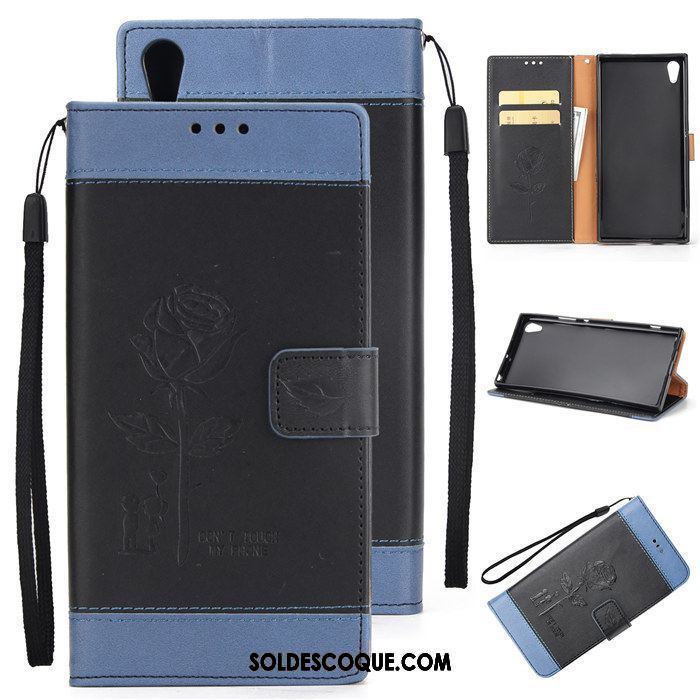 Coque Sony Xperia Xa1 Portefeuille Protection Étui En Cuir Incassable Téléphone Portable Pas Cher
