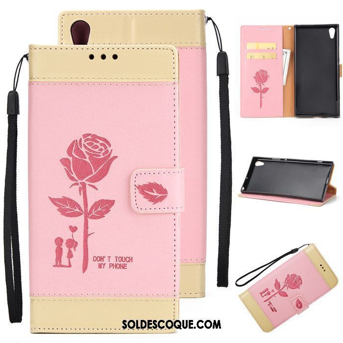 Coque Sony Xperia Xa1 Portefeuille Protection Étui En Cuir Incassable Téléphone Portable Pas Cher