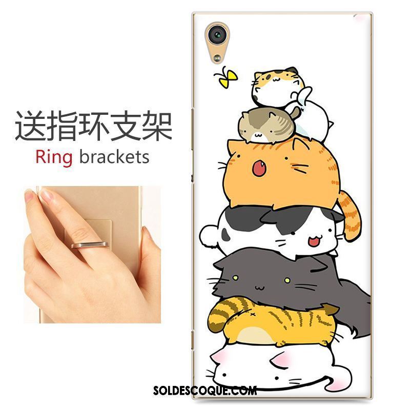 Coque Sony Xperia Xa1 Protection Téléphone Portable Charmant Blanc Dessin Animé Soldes