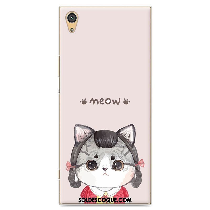 Coque Sony Xperia Xa1 Téléphone Portable Gris Protection Dessin Animé Peinture Housse En Ligne