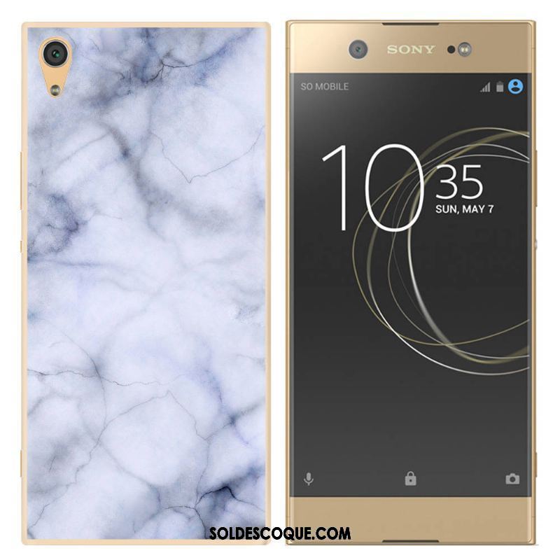 Coque Sony Xperia Xa1 Ultra Blanc Créatif Étui Rose Téléphone Portable Pas Cher