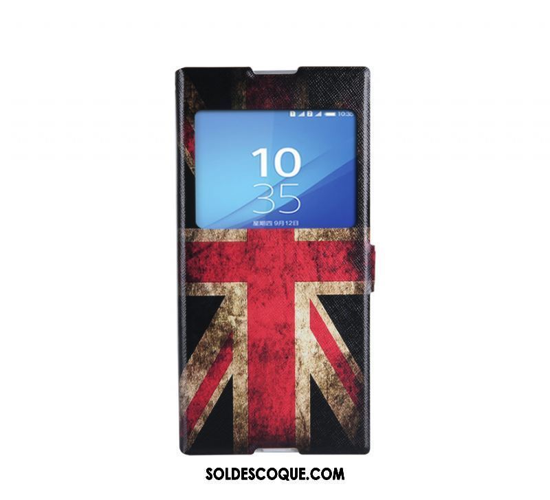 Coque Sony Xperia Xa1 Ultra Dessin Animé Tout Compris Bleu Protection Clamshell Soldes