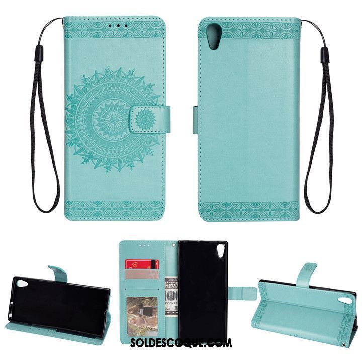 Coque Sony Xperia Xa1 Ultra Incassable Fluide Doux Bleu Protection Téléphone Portable Pas Cher