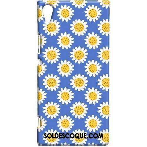 Coque Sony Xperia Xa1 Ultra Protection Téléphone Portable Délavé En Daim Bleu Doux Pas Cher