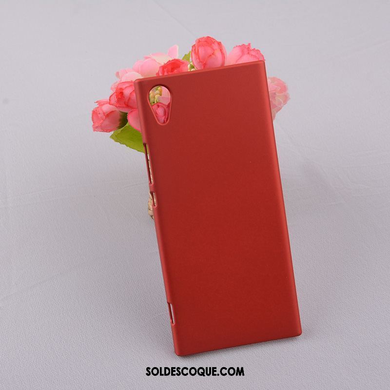 Coque Sony Xperia Xa1 Ultra Rouge Difficile Étui Téléphone Portable Protection Pas Cher