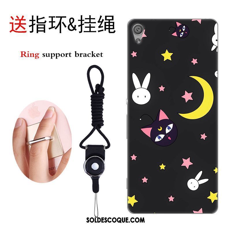 Coque Sony Xperia Xa1 Ultra Tout Compris Téléphone Portable Dessin Animé Protection Noir Pas Cher