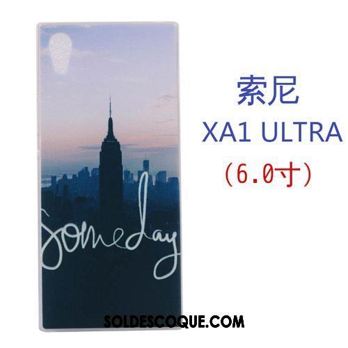 Coque Sony Xperia Xa1 Ultra Téléphone Portable Silicone Blanc Créatif Étui Pas Cher