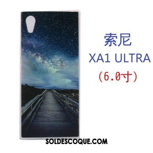 Coque Sony Xperia Xa1 Ultra Téléphone Portable Silicone Blanc Créatif Étui Pas Cher