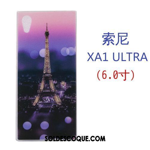 Coque Sony Xperia Xa1 Ultra Étui Créatif Fluide Doux Silicone Dessin Animé Pas Cher