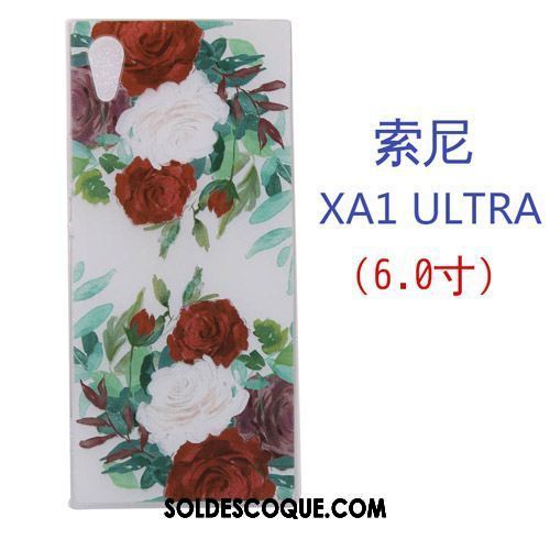 Coque Sony Xperia Xa1 Ultra Étui Créatif Fluide Doux Silicone Dessin Animé Pas Cher