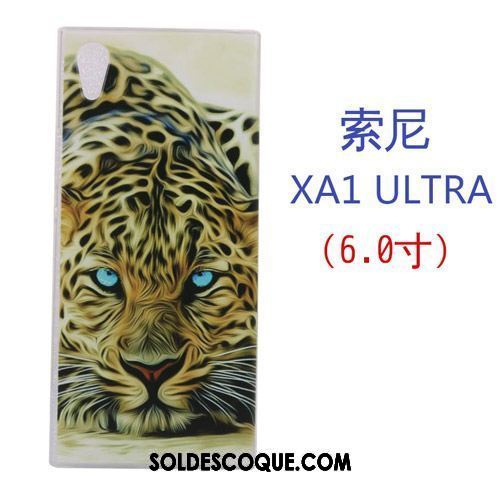 Coque Sony Xperia Xa1 Ultra Étui Créatif Fluide Doux Silicone Dessin Animé Pas Cher