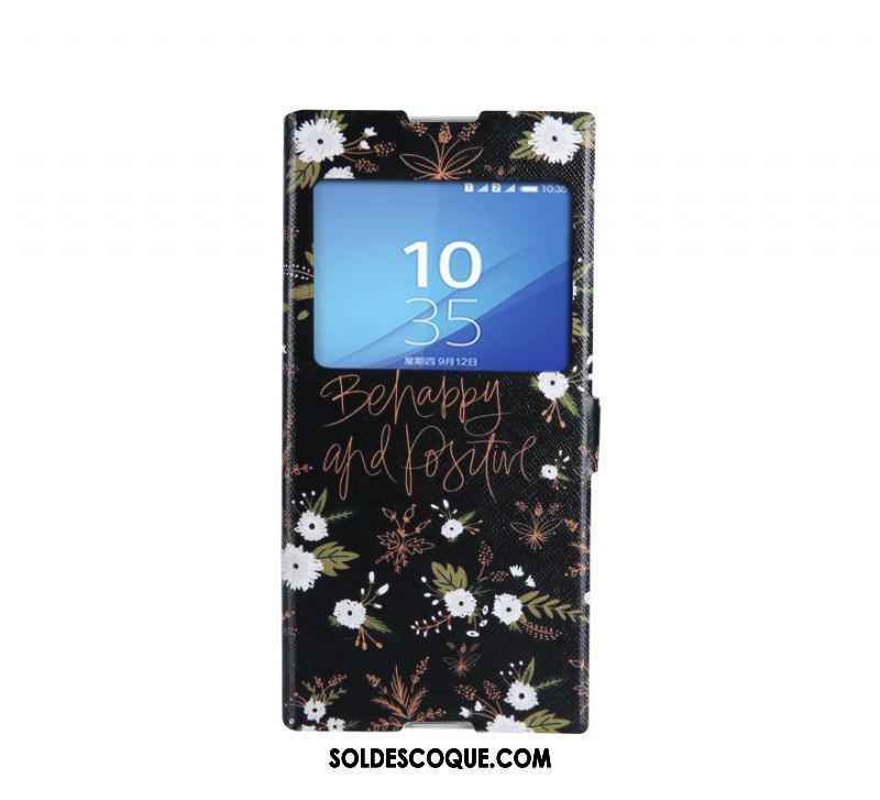 Coque Sony Xperia Xa1 Ultra Étui En Cuir Protection Silicone Incassable Rose Soldes