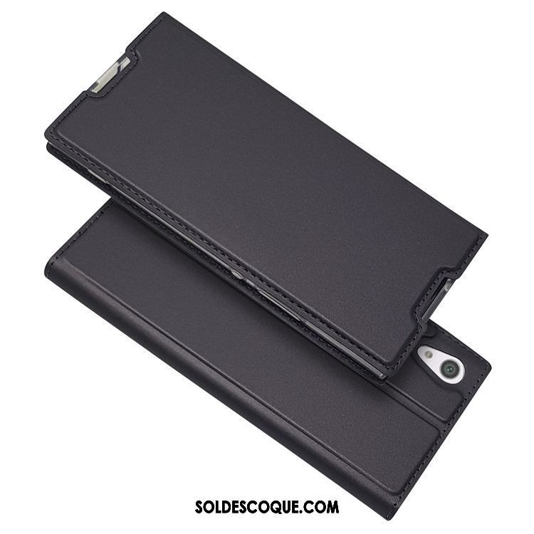 Coque Sony Xperia Xa1 Étui En Cuir Protection Tout Compris Boucle Magnétique Téléphone Portable Soldes