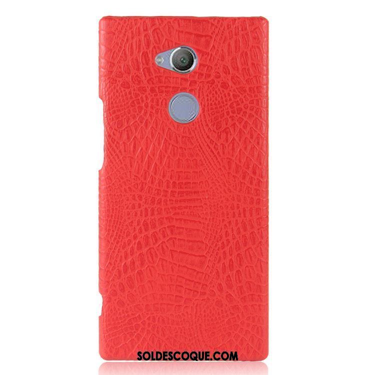 Coque Sony Xperia Xa2 Difficile Rose Vintage Rouge Étui Pas Cher