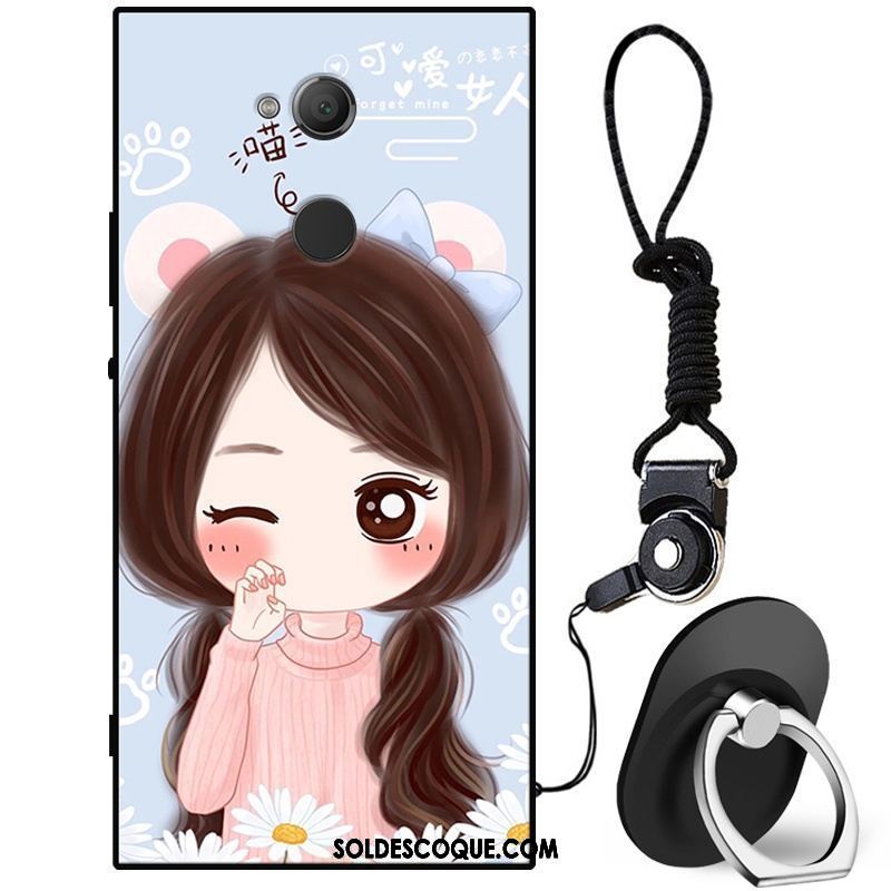 Coque Sony Xperia Xa2 Fluide Doux Dessin Animé Silicone Téléphone Portable Rouge En Vente