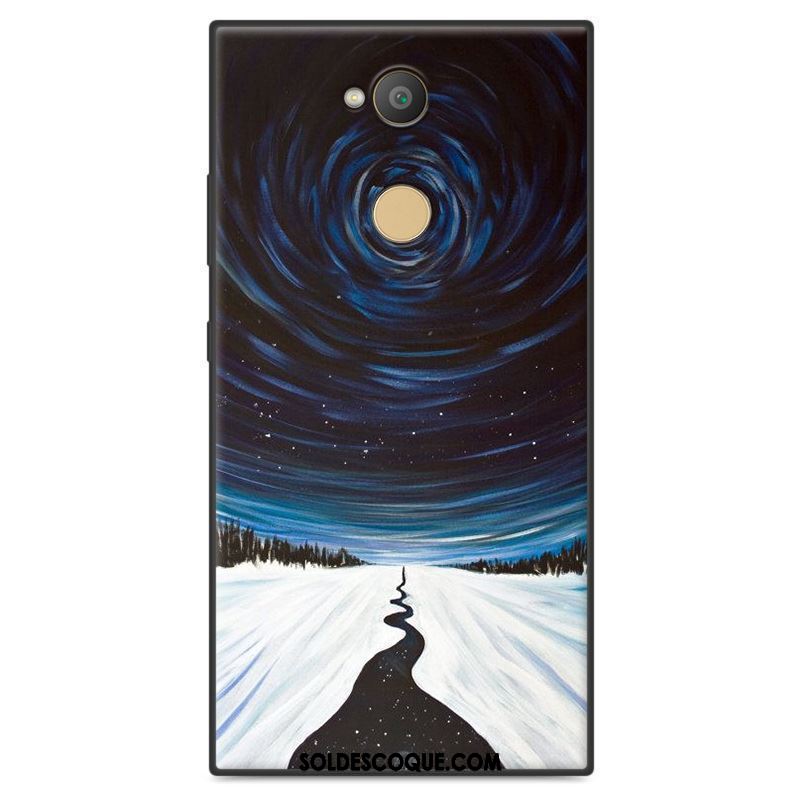 Coque Sony Xperia Xa2 Fluide Doux Peinture Protection Téléphone Portable Étui En Ligne