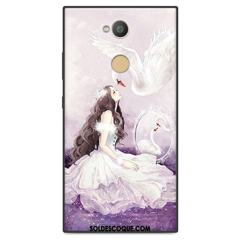 Coque Sony Xperia Xa2 Fluide Doux Peinture Protection Téléphone Portable Étui En Ligne