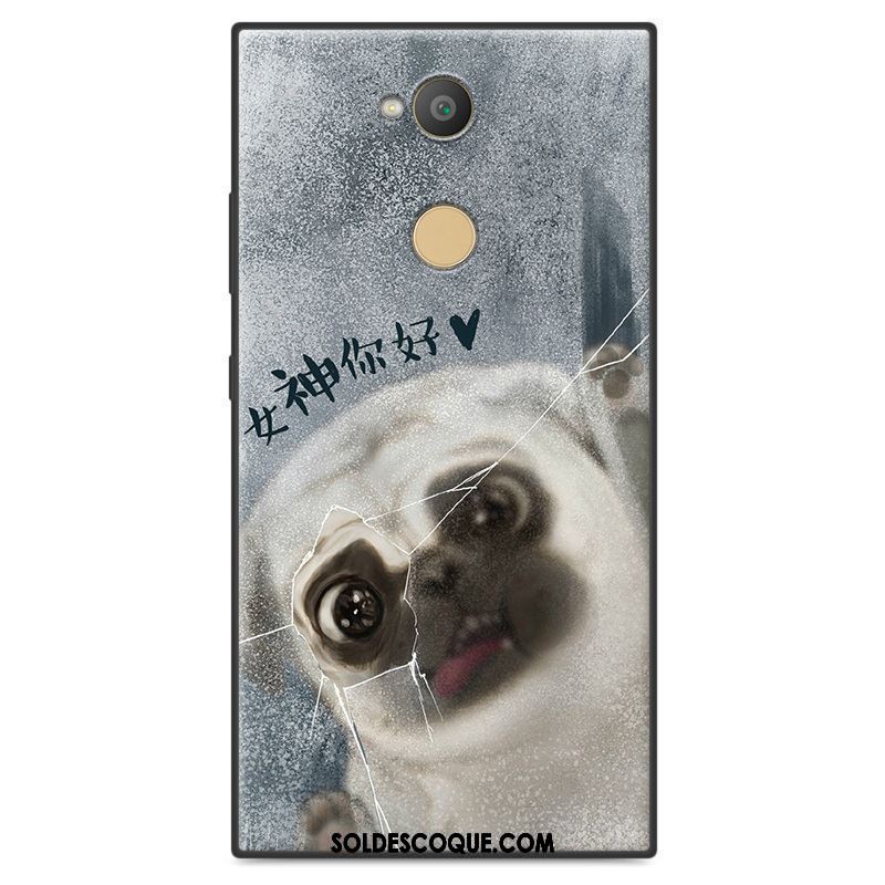 Coque Sony Xperia Xa2 Fluide Doux Peinture Protection Téléphone Portable Étui En Ligne