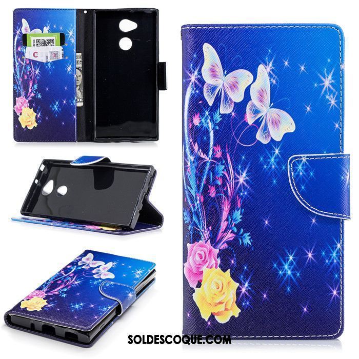 Coque Sony Xperia Xa2 Incassable Fluide Doux Protection Téléphone Portable Noir Pas Cher