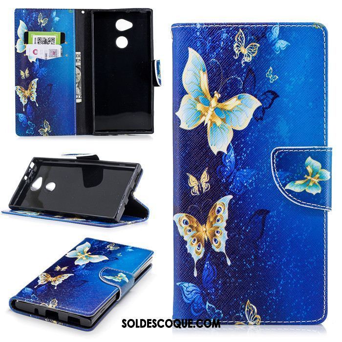 Coque Sony Xperia Xa2 Incassable Fluide Doux Protection Téléphone Portable Noir Pas Cher