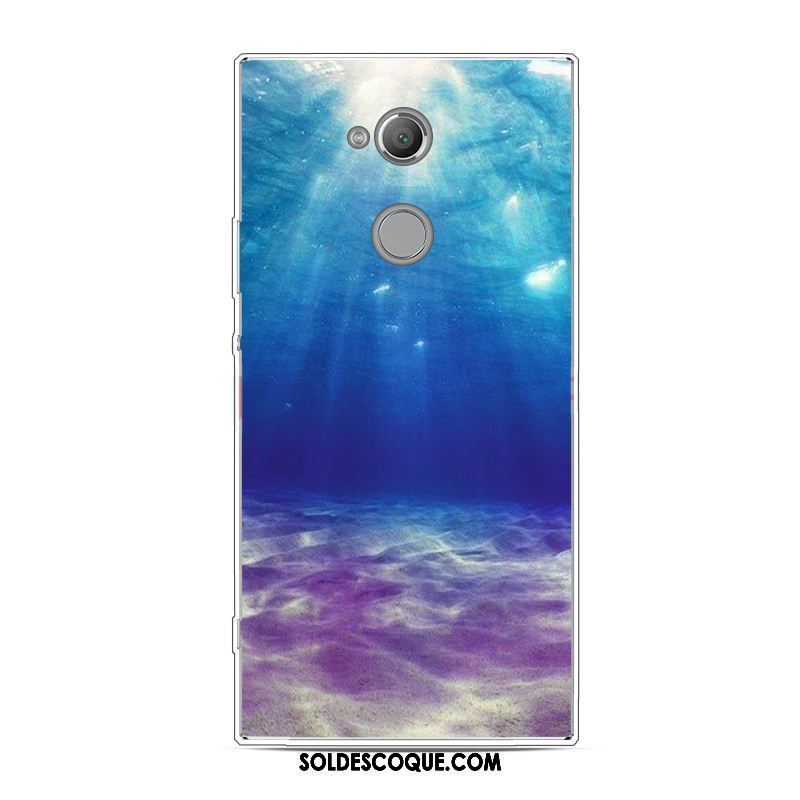 Coque Sony Xperia Xa2 Plus Bleu Étui Téléphone Portable Tout Compris Silicone En Vente