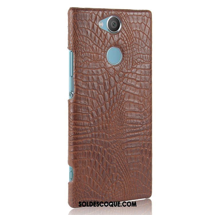 Coque Sony Xperia Xa2 Plus Difficile Crocodile Modèle Légères Qualité Cuir France