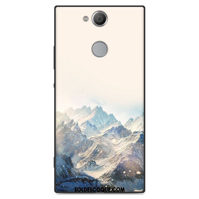 Coque Sony Xperia Xa2 Plus Personnalité Silicone Charmant Blanc Fluide Doux Soldes