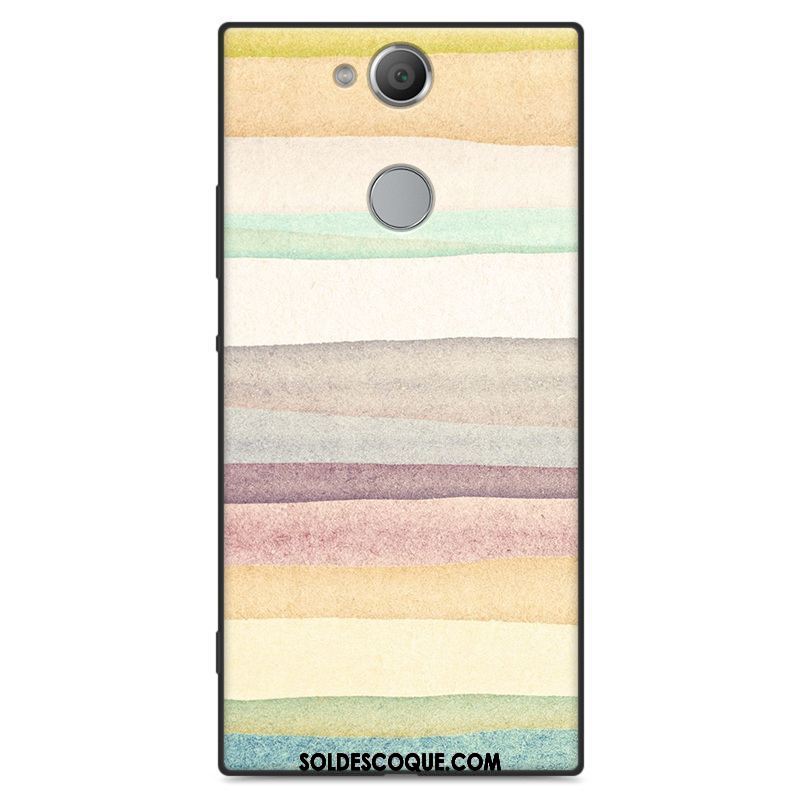 Coque Sony Xperia Xa2 Plus Personnalité Silicone Charmant Blanc Fluide Doux Soldes